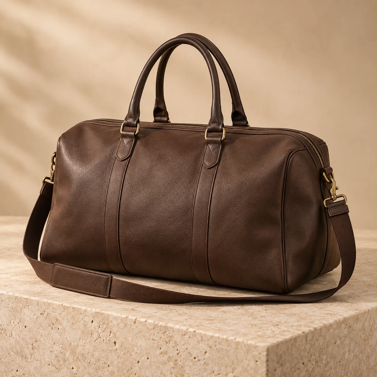Rove Weekend Bag in chocolate, bag product photograph